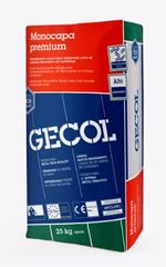 Mortero monocapa aligerado premium de Gecol. Saco 25 kg